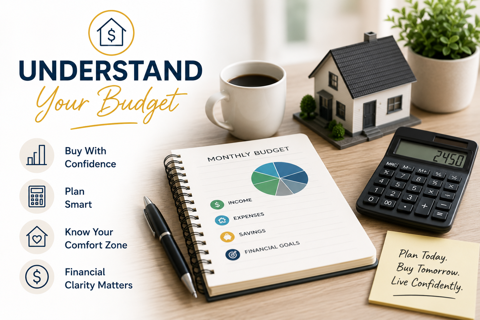 Step 1 – Understand Your Budget before buying a home