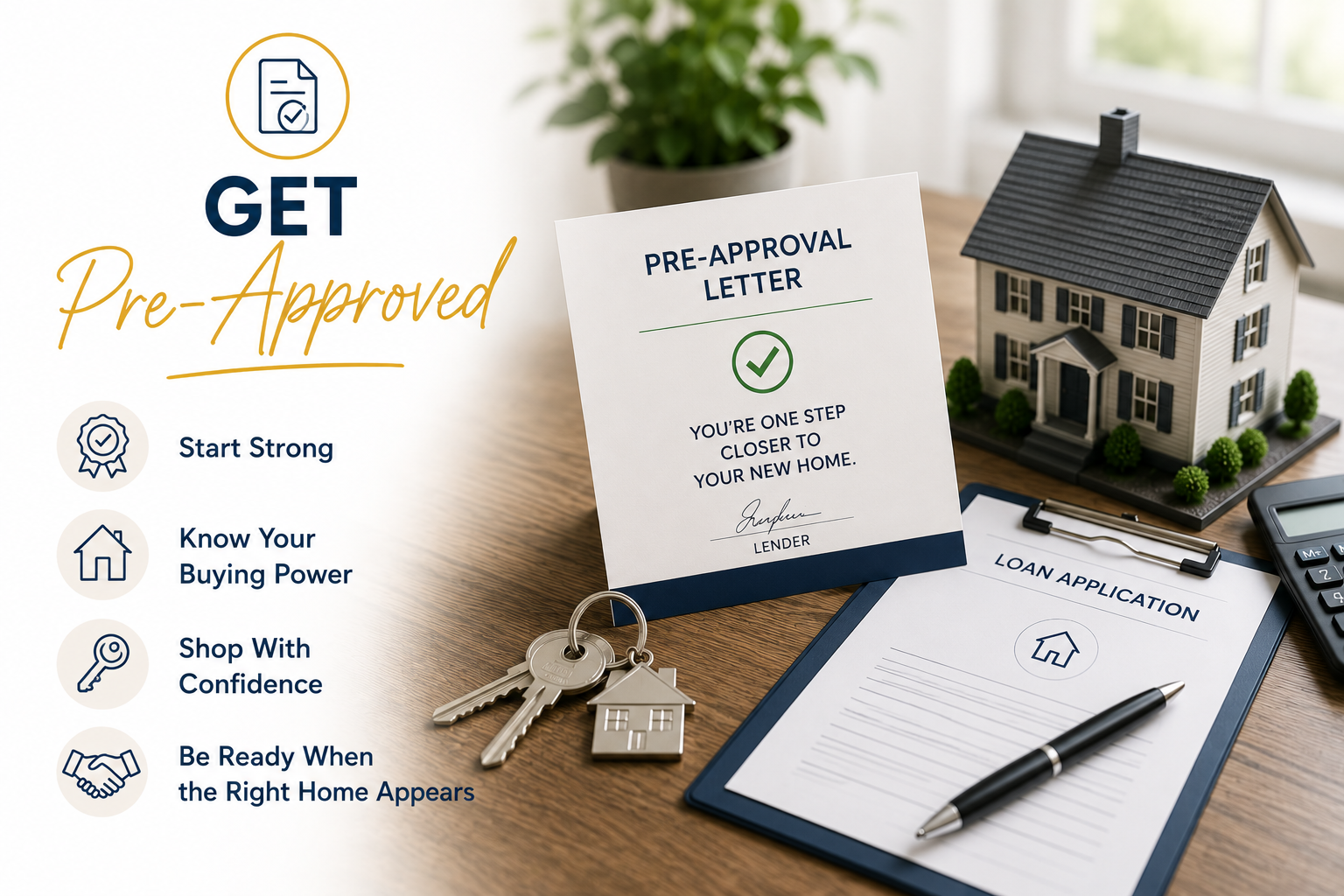 Step 2 – Get Pre-Approved for your home loan